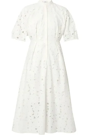 Erdem Vestido midi de manga corta