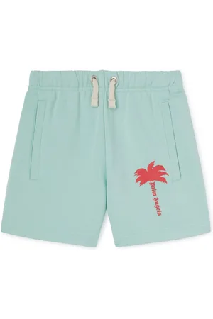 Palm Angels Pantalones cortos de deporte estampados