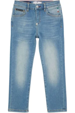 Philipp Plein Vaqueros Skull & Bones