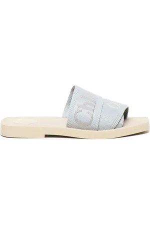 Chloé Sandalias con logo estampado