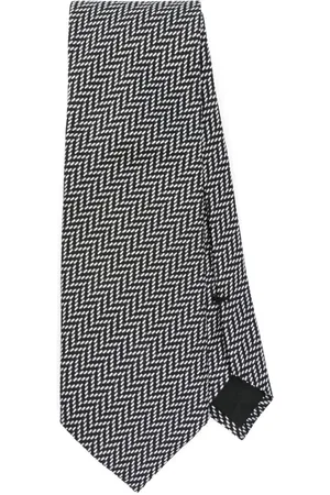 Tom Ford Corbata con motivo chevron
