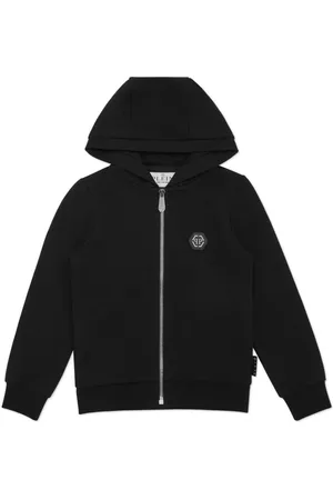 Philipp Plein Sudadera con capucha y motivo de oso