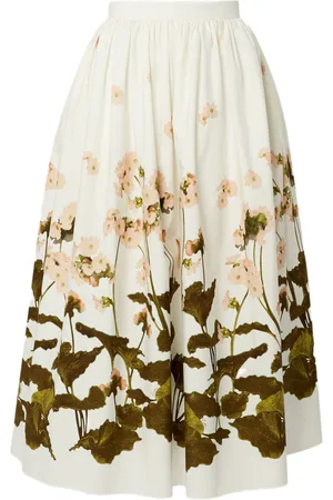 Erdem Falda midi fruncida