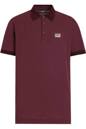 Dolce & Gabbana Polo con placa del logo