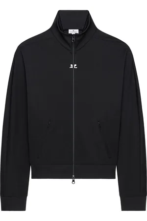 Courrèges Chaqueta de chándal con logo bordado
