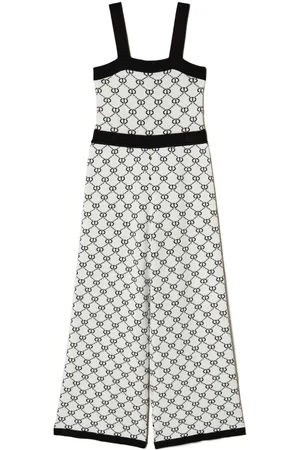 Twin-Set Mono largo con logo en intarsia