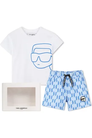 Karl Lagerfeld Conjunto con logo estampado