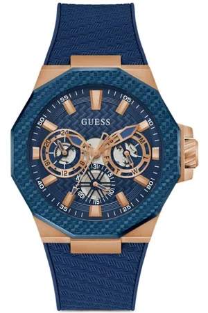Guess Reloj de 45 mm de acero reciclado
