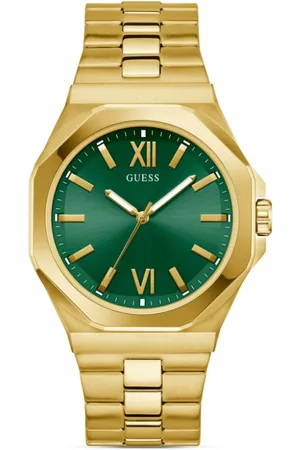 Guess Reloj de acero inoxidable de 41.5 mm