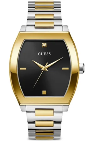 Guess Reloj de 42 mm de acero reciclado