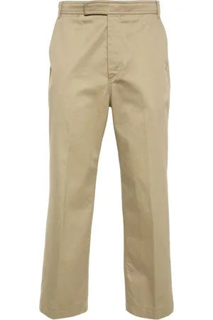 Thom Browne Pantalones chinos ajustados de talle medio