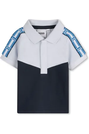 HUGO BOSS Polo con franja del logo