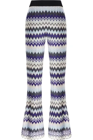 Missoni Pantalones de punto en zigzag