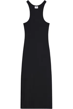 Courrèges Vestido midi Scuba años 90