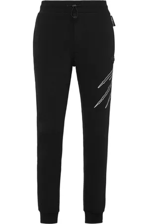 Philipp Plein Pantalones de chándal con estampado gráfico