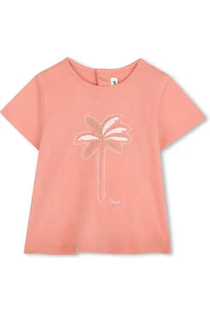 Chloé Camiseta con logo bordado