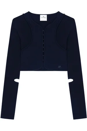 Courrèges Cárdigan estilo scuba