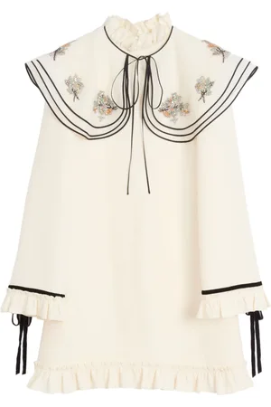 VALENTINO GARAVANI Vestido con cuello oversize