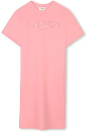 Lanvin Vestido con parche del logo