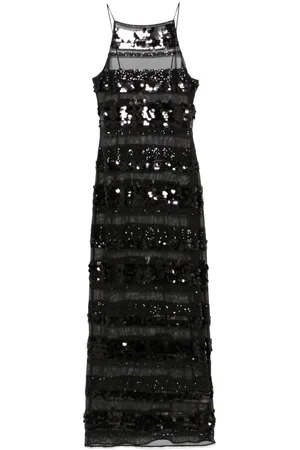 Oseree Vestido largo con lentejuelas