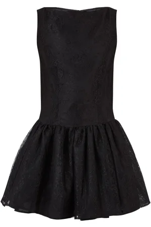Nina Ricci Vestido corto con dobladillo peplum