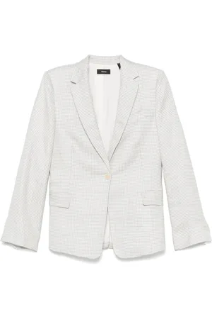 THEORY Blazer con motivo pied de poule