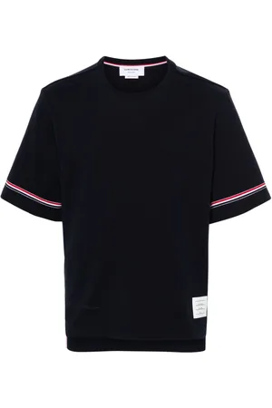 Thom Browne Camiseta con rayas RWB