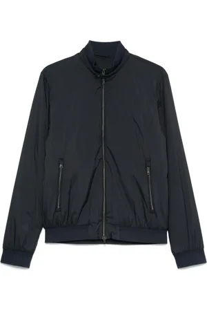 HERNO Chaqueta bómber con placa del logo