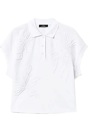 Twin-Set Polo bordado de piqué