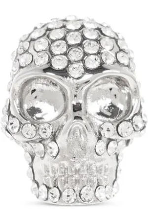 Alexander McQueen Pendiente con calavera