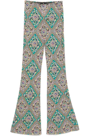 Etro Pantalones con estampado floral