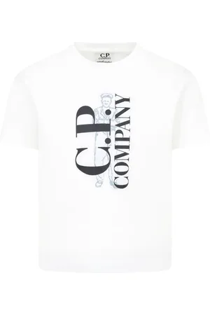 C.P. Company Camiseta con logo estampado