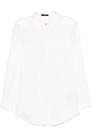 Balmain Camisa con motivo en jacquard