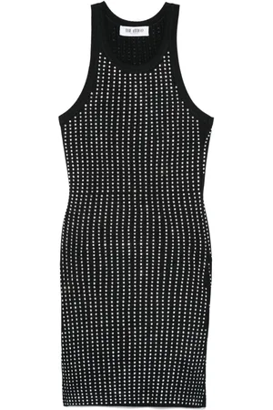 The Attico Vestido corto con strass