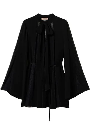 Twin-Set Túnica de crepé con encaje