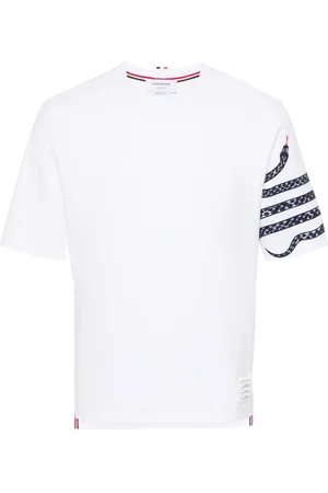 Thom Browne Camiseta con serpiente bordada