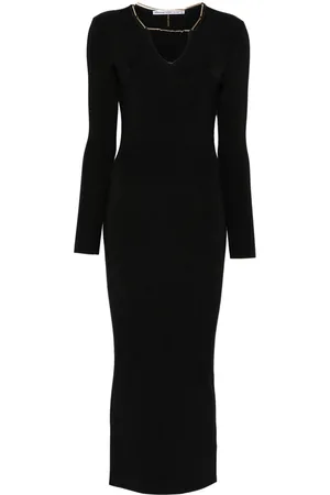 Alexander Wang Vestido largo con detalle de cadena