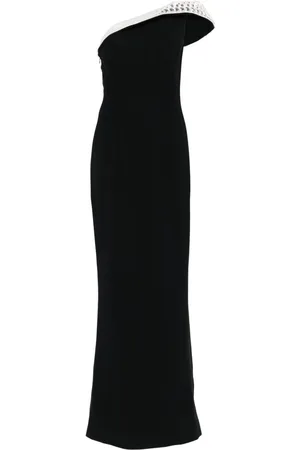 JEAN-LOUIS SABAJI Vestido con aplique de cristal