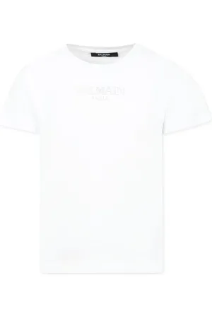 Balmain Camiseta con aplique del logo