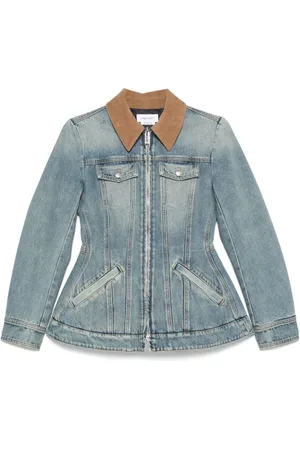 Alexander McQueen Chaqueta vaquera con peplum
