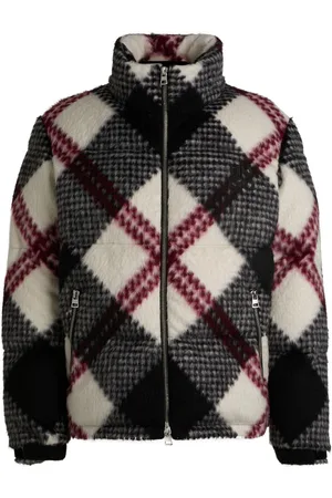 HUGO BOSS Chaqueta con motivo de cuadros