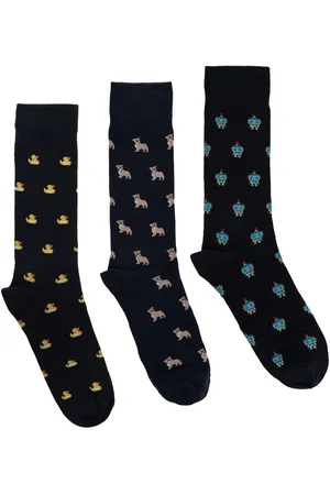 Paul Smith Set de tres pares de calcetines de media caña