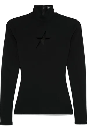 MUGLER Top con motivo de estrella