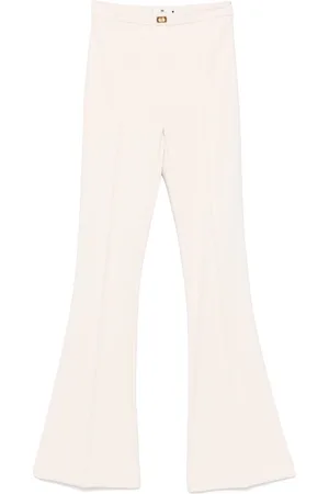 Elisabetta Franchi Pantalones acampanados con botones