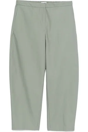 Jil Sander Pantalones con logo bordado