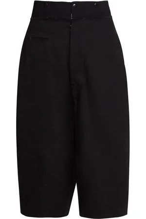 Maison Margiela Bermudas con bordes sin rematar