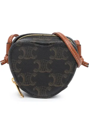 Céline Bandolera Heart micro con motivo Trimphe de lona revestida 2021