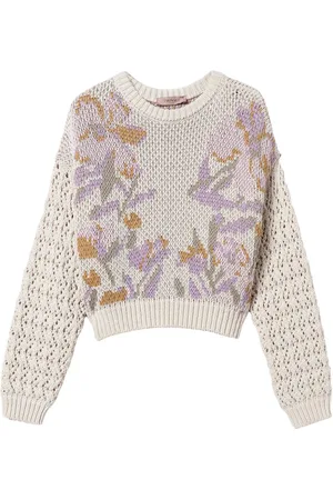 Twin-Set Jersey con motivo floral en jacquard