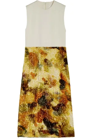 Jil Sander Vestido midi en jacquard