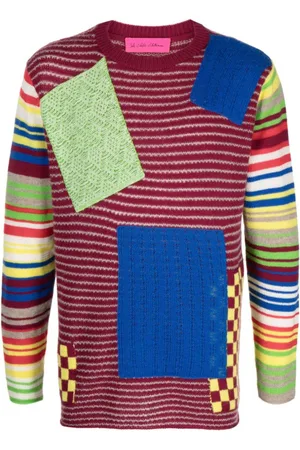 THE ELDER STATESMAN Jersey con diseño patchwork